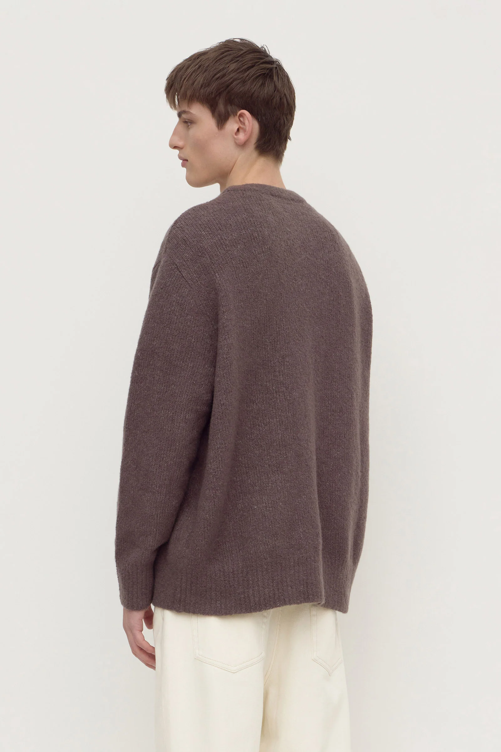 Dover Boucle Knit Cashmere Crew - Image 5
