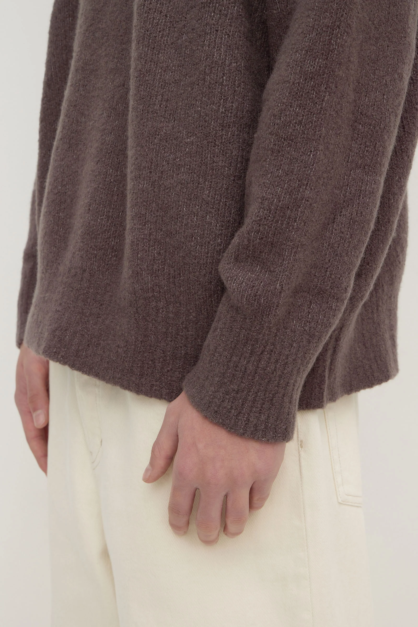 Dover Boucle Knit Cashmere Crew - Image 6