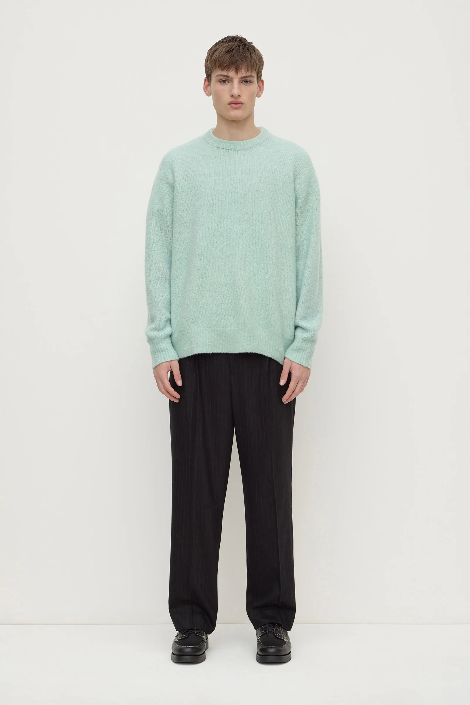 Dover Boucle Knit Cashmere Crew - Image 3