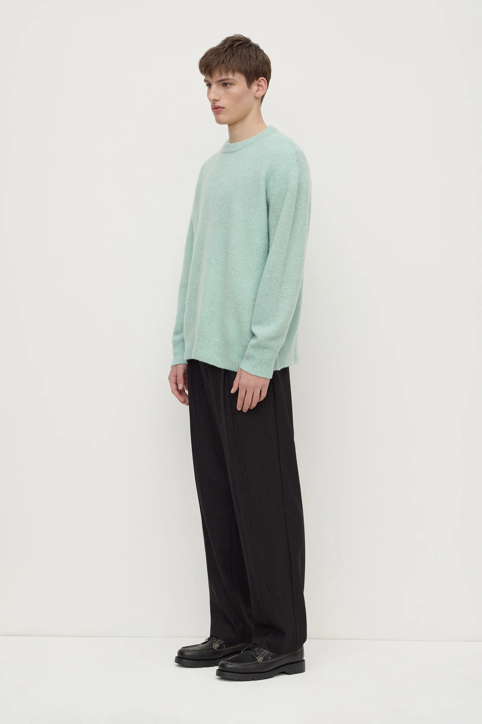 Dover Boucle Knit Cashmere Crew - Image 4