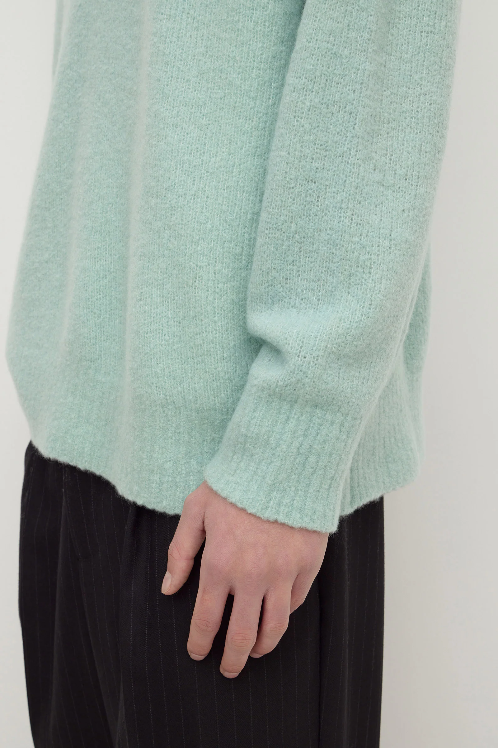 Dover Boucle Knit Cashmere Crew - Image 6