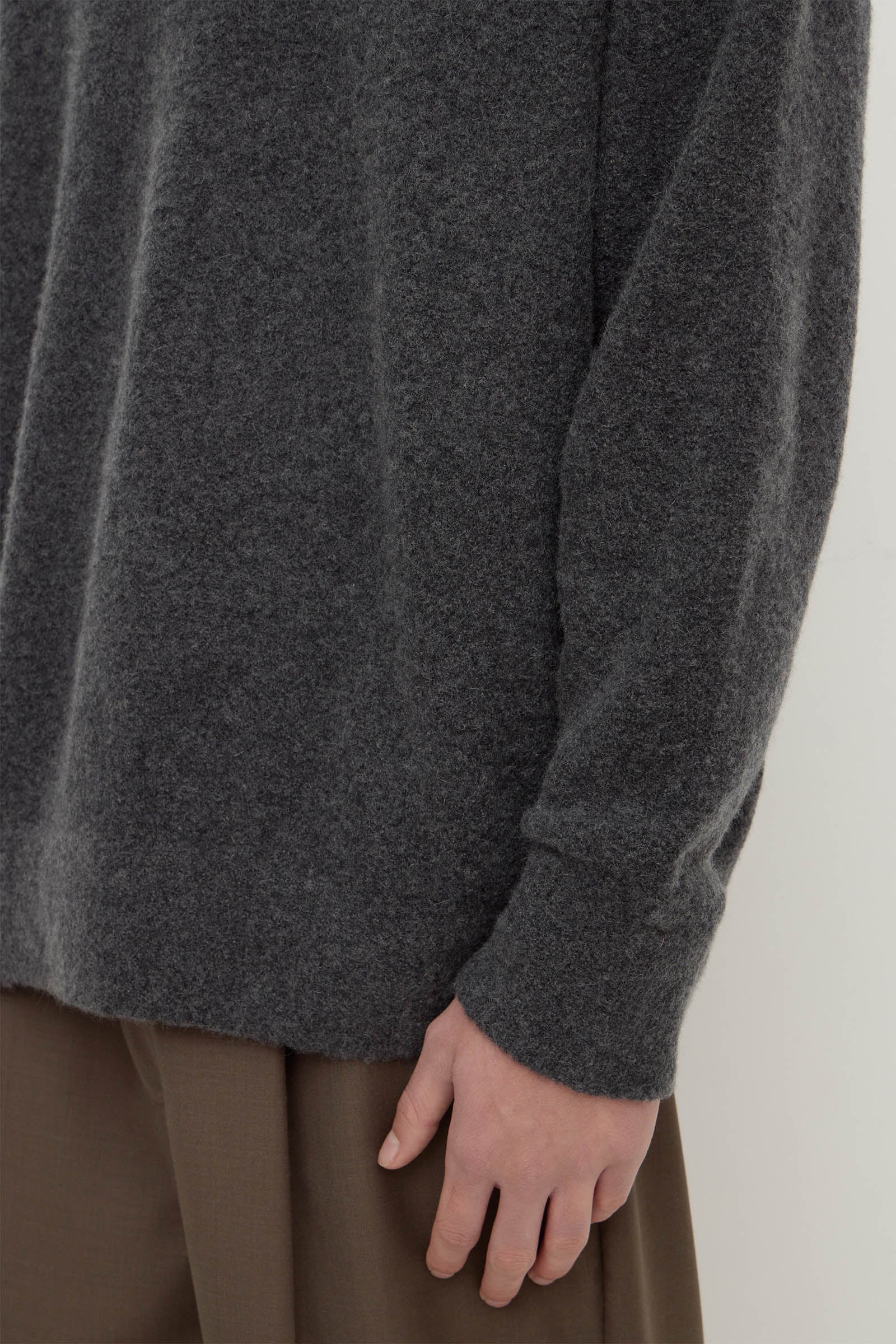 Dover Boucle Knit Cashmere Polo - Image 6