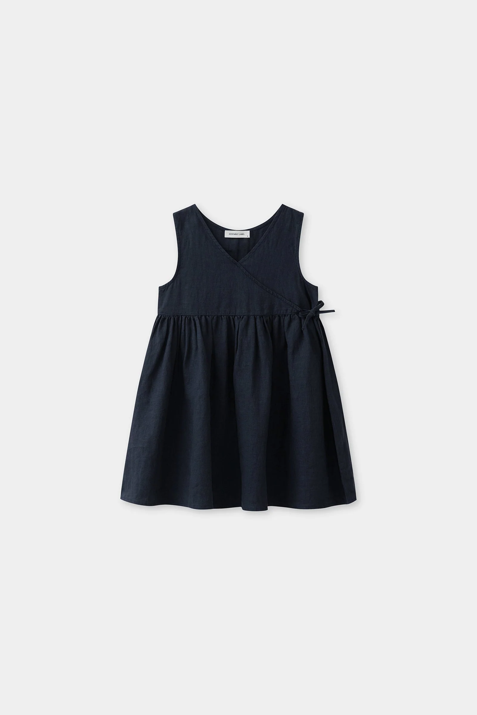 Kids Linen Tie Dress - Image 4