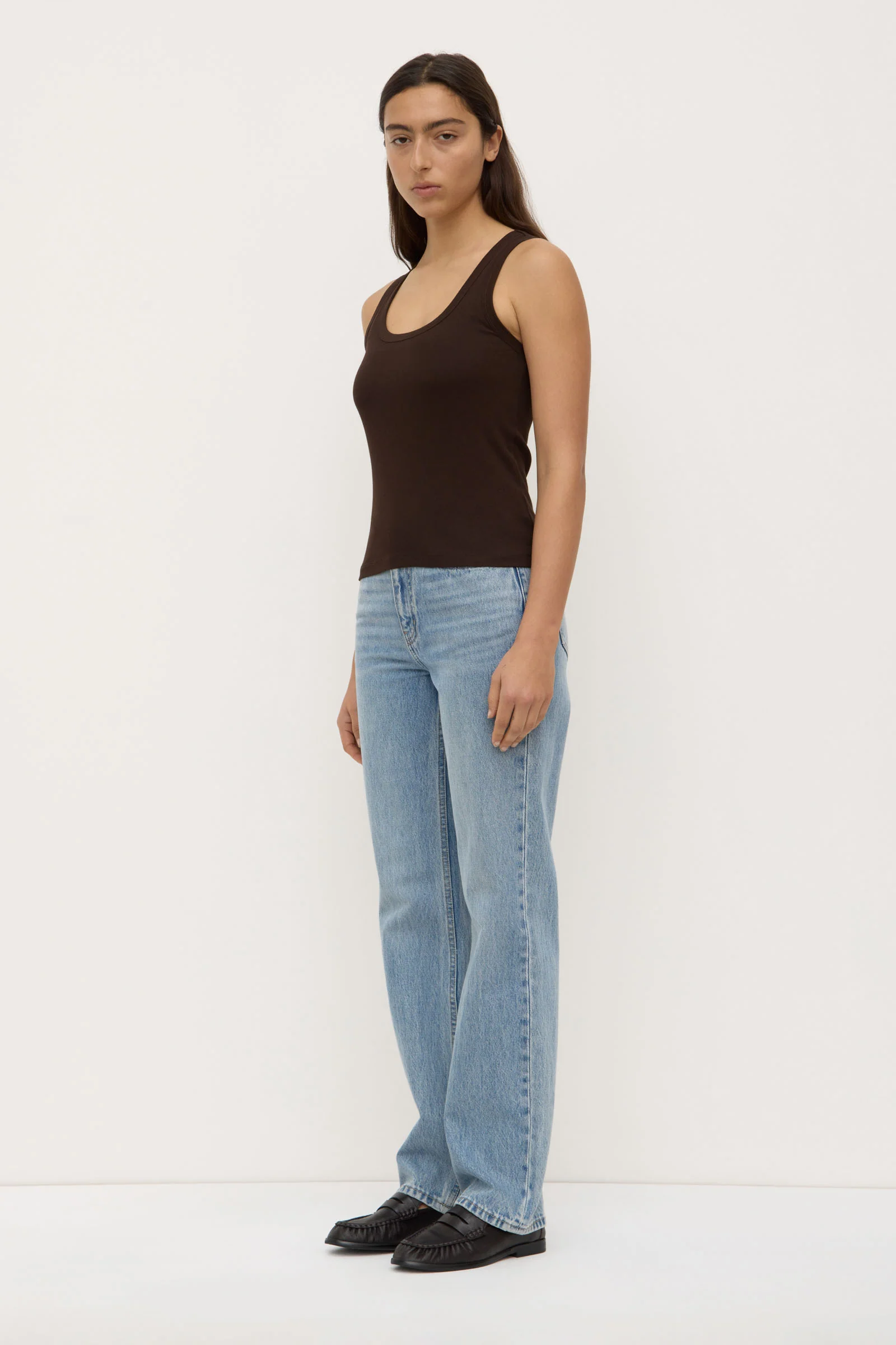 Robyn Scoop Neck Rib Tank - Image 4