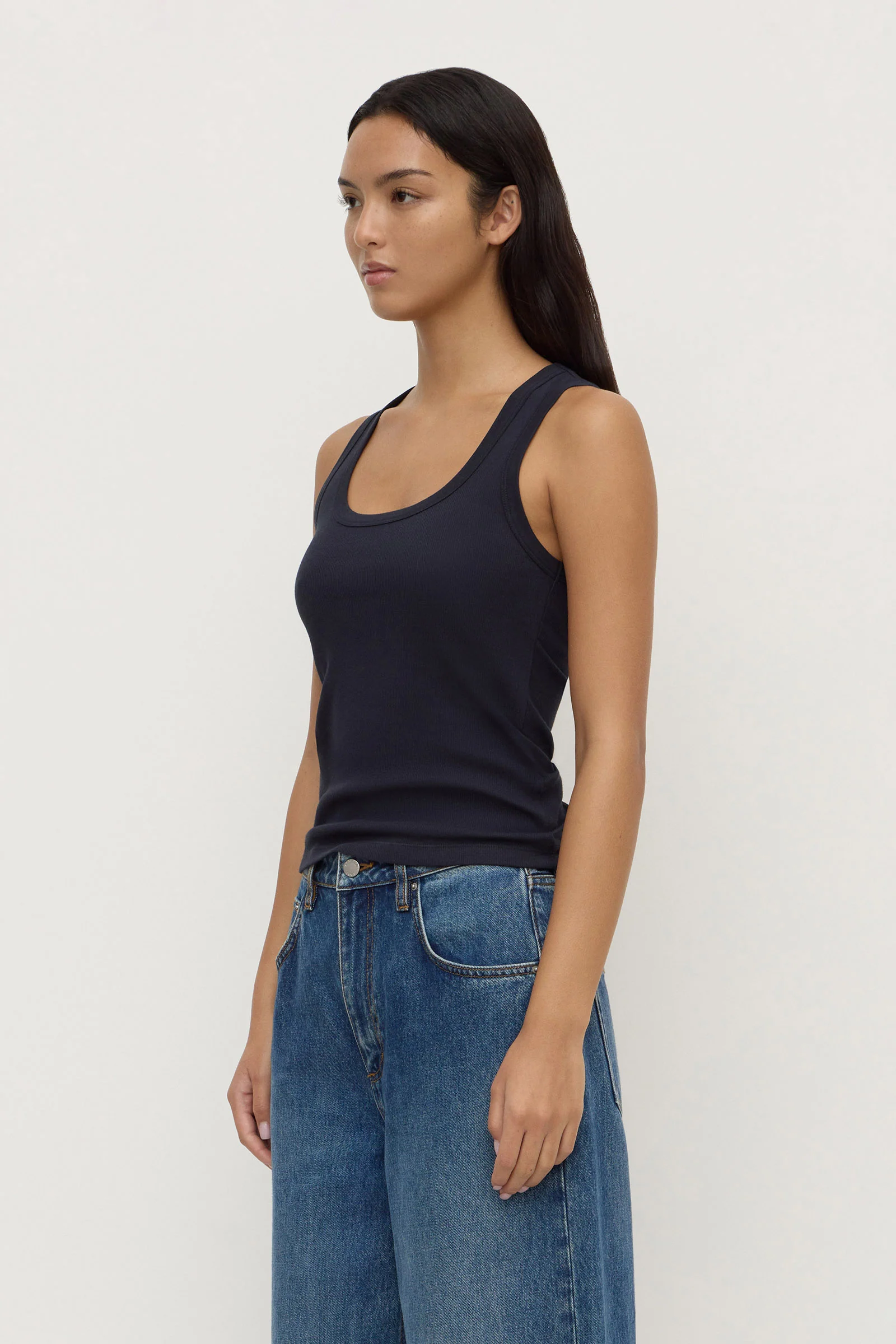 Robyn Scoop Neck Rib Tank - Image 5