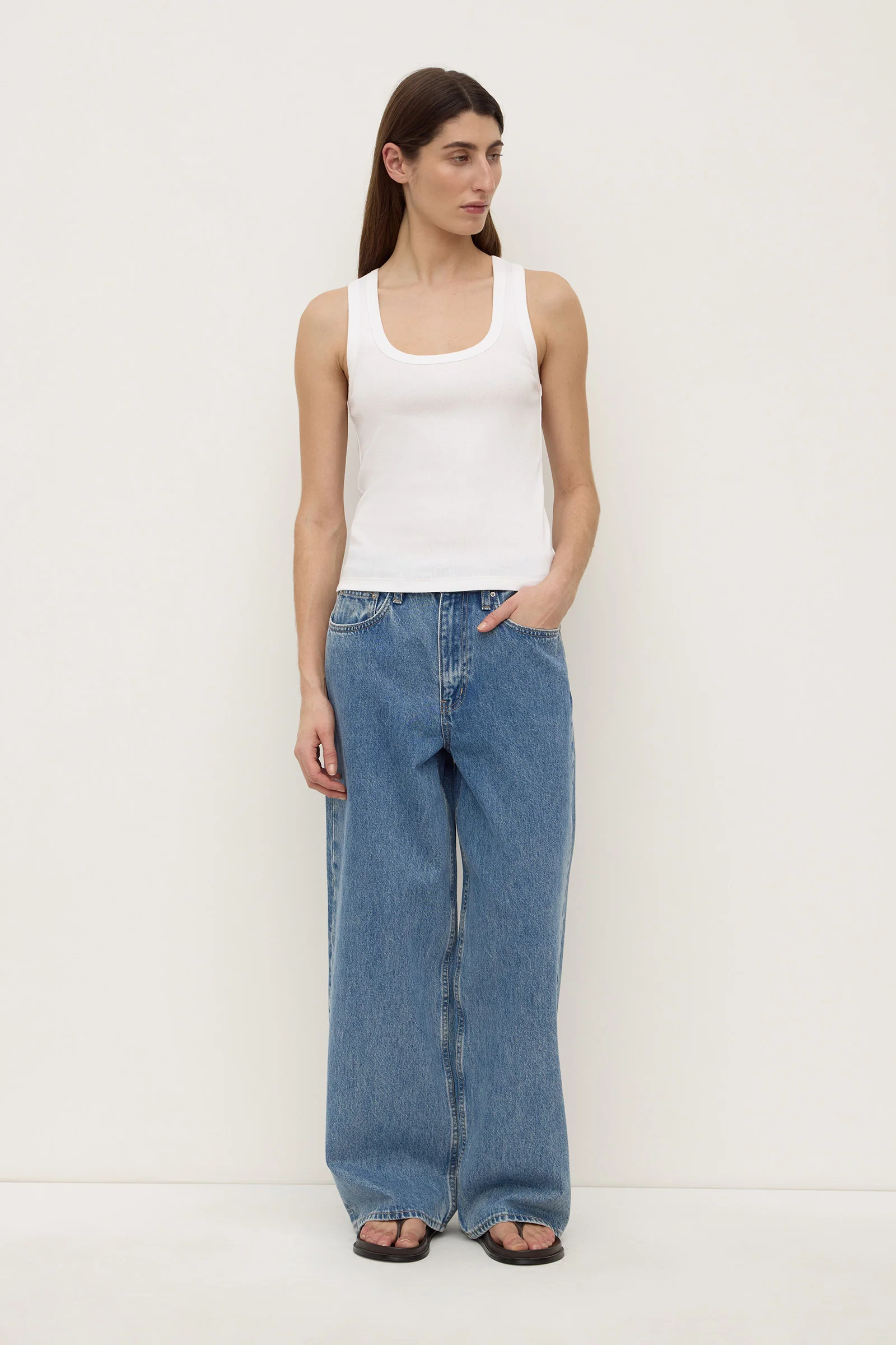 Robyn Scoop Neck Rib Tank - Image 5