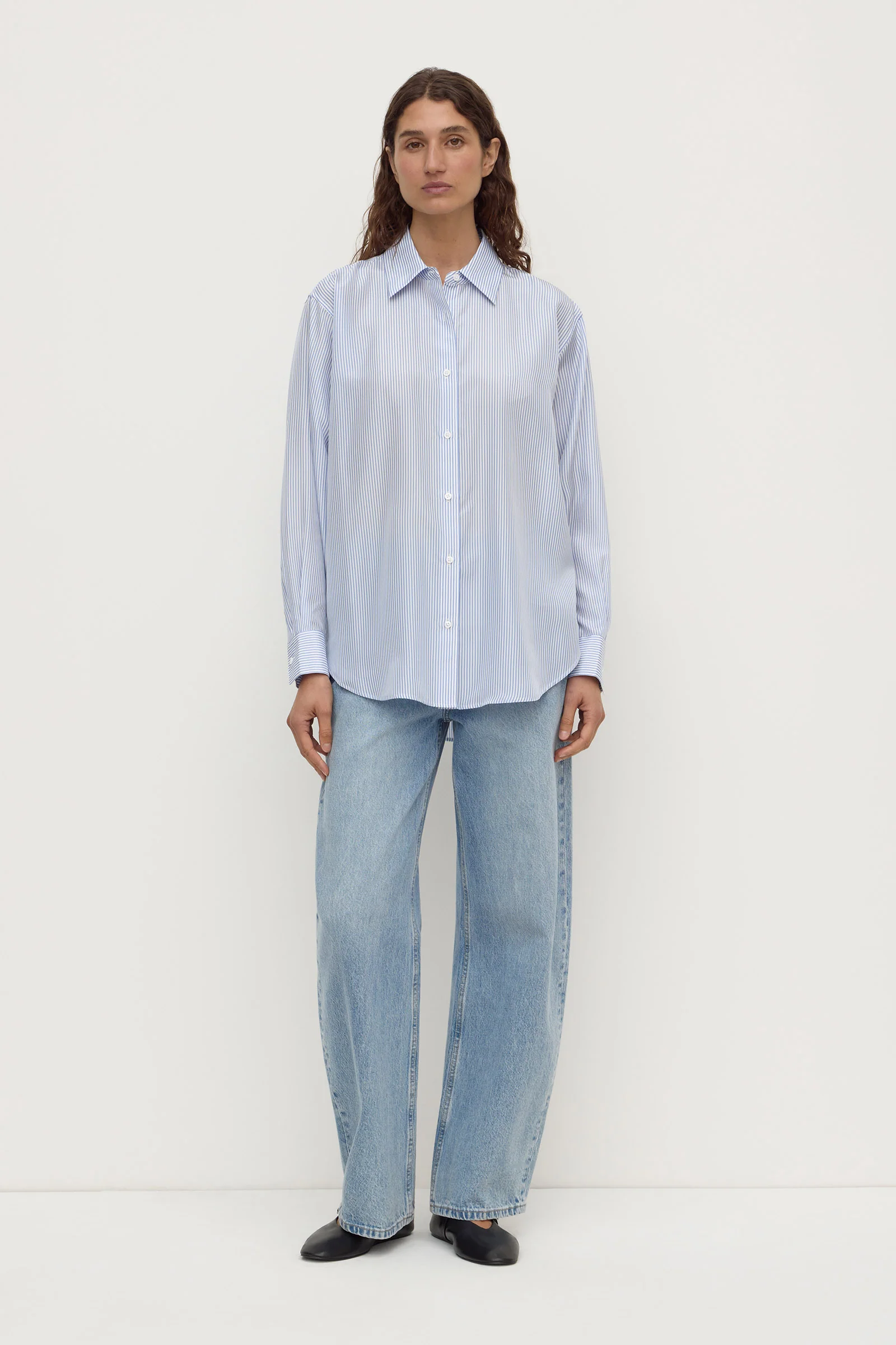Spencer Stripe Silk Shirt - Image 3