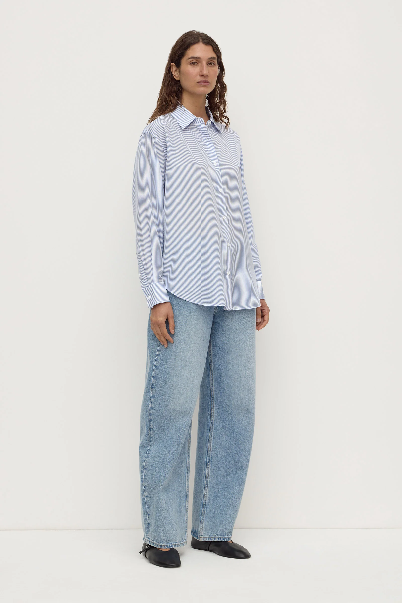 Spencer Stripe Silk Shirt - Image 4