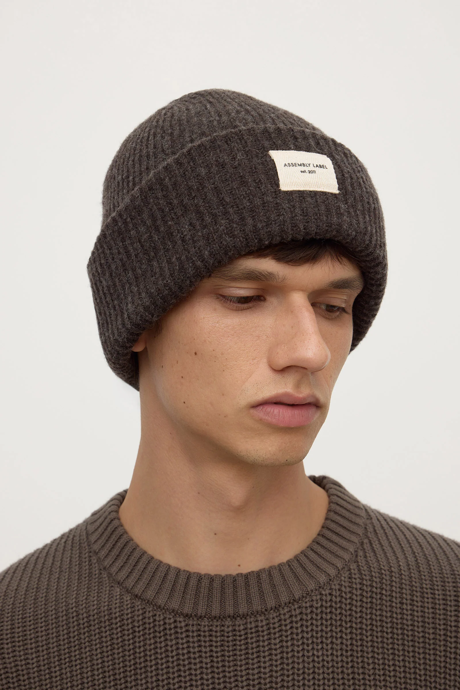 Wool Rib Beanie - Image 3
